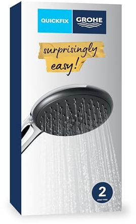 GROHE Vitalio Start 110 Teleducha (2 tipos de chorro, fácil ajuste, duradera), redonda, cromo 26947001