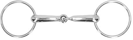 PerGar Pferdetrense, Edelstahl-Trensengebiss, 135 Mm Pferdemaulgebiss, Gegliederter Kaumaulroller, Trensengebiss, Pferdegebiss-Schnalle für Pferdefarm-Training Im Freien