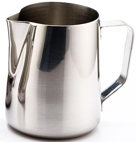 goingfast Edelstahl Messbecher 1500 ML (2 Messskalen ML und OZ) Messkanne Milchkanne mit Markierungen mit Griff, Füllmenge und Skala innen
