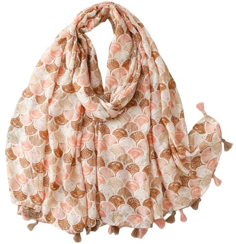 FAIRYGATE Ladies Scarf Lightweight Ladies Scarves Women Neck Scarfs Soft Headwrap Girls Headscarf Wrap women's scarves & wraps 5036