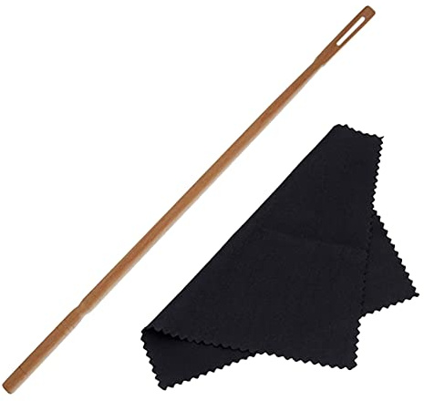 Geieold Pulitore flauto per la pulizia del flauto, per la pulizia del flauto, set per la pulizia del flauto, accessori per strumenti musicali