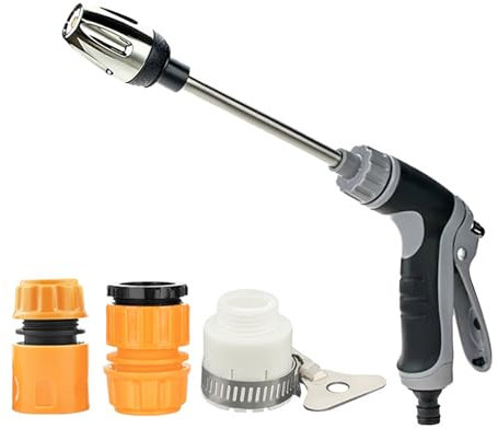 Limpiador de alta presión, pistola de lavado de alta presión, pistola de lavado de coche de alta presión con rotación de 360° para tres modos de pulverización, limpiador de alta presión para cualquier