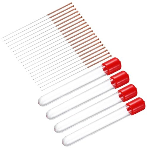 sourcing map Kit de nettoyage de buse d'imprimante 3D de précision de 0,8 mm, aiguilles de nettoyage en acier inoxydable pour enlever l'encrassement et l'entretien des imprimantes 3D