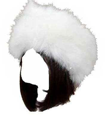 XIXIMAON Chapka de piel sintética para mujer estilo ruso Toque sombrero de invierno grueso y cálido gorro polar gorra de moda elegante para esquí al aire libre