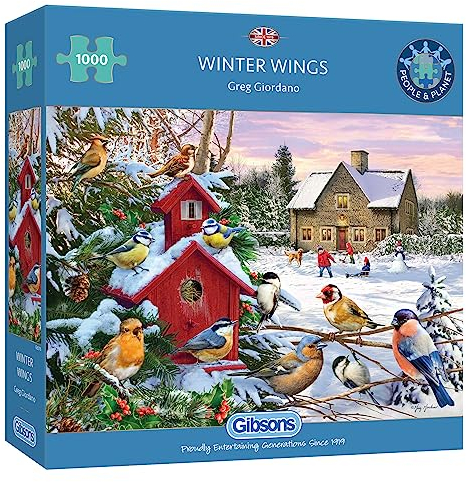 Gibsons Winter Wings 1000 Piece Jigsaw Puzzle
