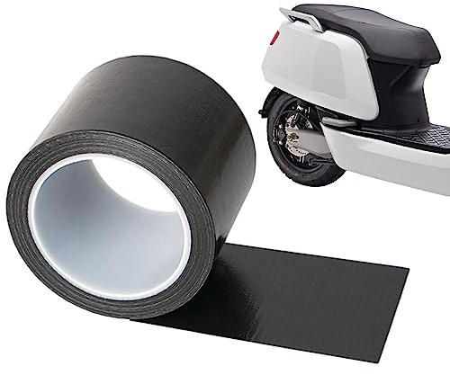 Pratvider Nastro di Riparazione in Pelle Nera | Nastro per tappezzeria in Pelle Impermeabile,Nastro Multifunzionale per sedili Imbottiti Resistenti per divani, sedili del conducente, divani