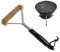 12 Zoll Grillbürste Dreiseitige,Dreieckige Grillbürste,Grill Reinigungsbürste,Grillreiniger Bürste Mit Messingborsten aus Edelstahl,für Grillrost,Gasgrill, Holzkohlegrill, Gusseisengrill