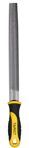 TARIST Lima semirredondas para metal 250mm, lima profesional de acero al carbono, afilador de herramientas para profesionales y bricolaje