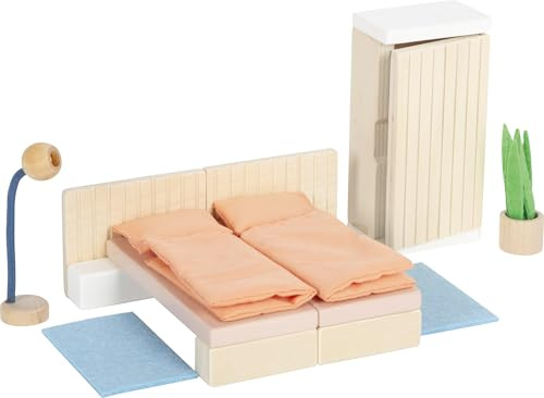 Small Foot Muebles de Dormitorio para la casa de Las muñecas, Madera, para niños Mayores de 3 años, 12631