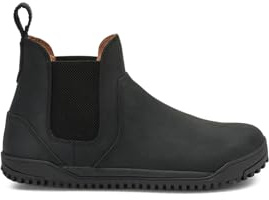 Xero Shoes Women's Ridgeway Barefoot Chelsea Boots, Black, 9