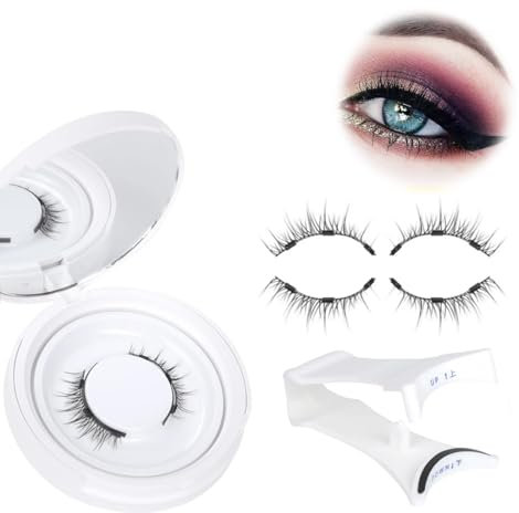 Ciglia Magnetiche Applicatore Look Naturale Senza Eyeliner