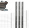 TRUTZHOLM 20x Z-Profil Zaunpfosten 150 cm feuerverzinkt Zaunpfähle 1,5 mm Stärke gestanzte Haken Forstprofil