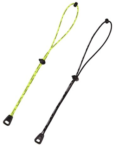 2 cuerdas elásticas multiusos pequeñas cuerdas elásticas para bastones de senderismo para viajes y senderismo