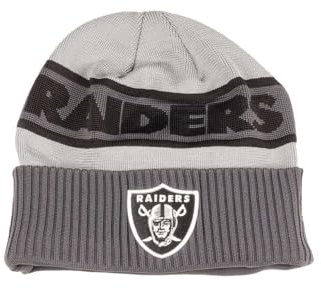 New Era Las Vegas Raiders NFL 2023 Sideline Tech Knit CW Gray Beanie - One-Size
