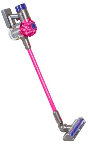 Casdon Dyson Cordless Vacuum Interactive & Officially Licensed Toy Dyson Vacuum For Children Aged 3+ Realistic Role-Play Fun, Pink
