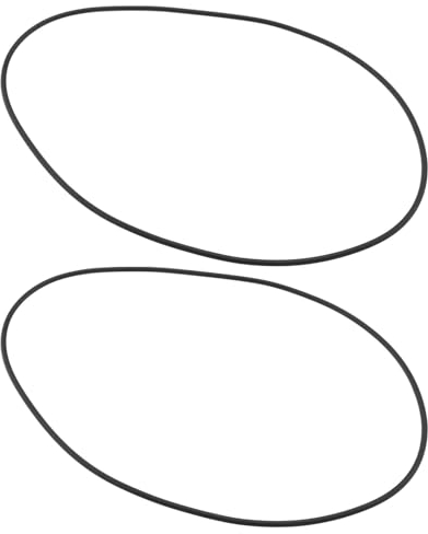 LT Easiyl 2 x Plattenspieler-Antriebsriemen für Rega, elastischer Riemen, Gummi, Innendurchmesser 109 mm, Drahtdurchmesser 1,8 mm