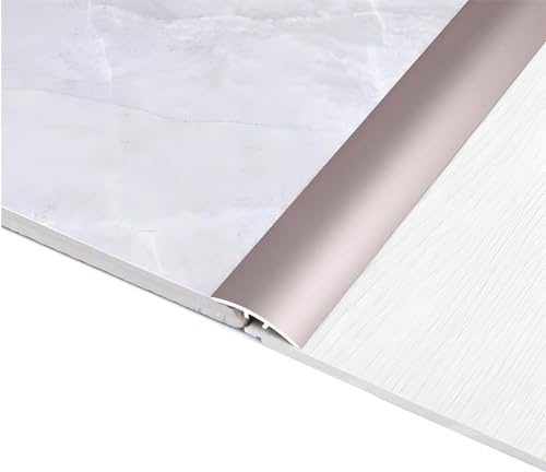 90 × 3 cm Tröskellist i Aluminium, Golv Övergångslist Lämplig for Dörröppningar, Lättmonterad Täcklist(Purple)
