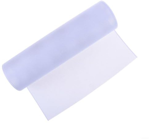 PVC PC-hölje fläkt dammfilter nät 30 x 100 cm/50 x 100 cm, tvättbart dammskydd för gör-det-själv datorkylning, svart (vit 30 cm x 100 cm)