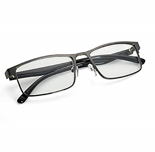 Mode Schwarz Kurzsichtig Brille Metall Vollbild Myopie Brille - -2.0