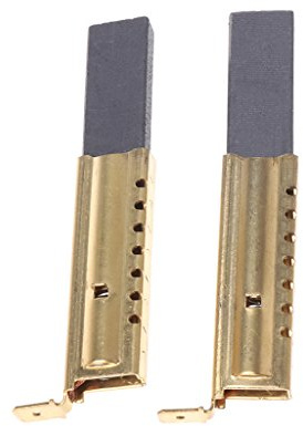 VAILANG 1 Paio utili spazzole per Inserti in Carbonio per Motori per Lavatrice L94MF7 per spazzole in Carbone Whirlpool Oro e Grigio Scuro