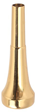 Trompetenmundstück aus Messing Gold Heller Ton Trompetenzubehör 3C 5C 7C für Anfänger und Profis(7C)