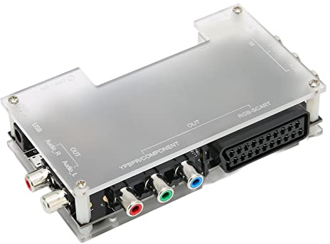 OSSC Open Source Scan Converter, OSSC Add-on-Board HD Video Converter mit SCART, OSSC SCART Component Converter mit S Video für NTSC PAL Retro Gaming-Spielekonsole