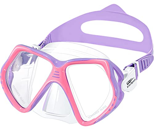 EverSport Kids Swim Goggles with Nose Cover, Swimming Goggles for Kids 6-14, Youth Diving Mask for Child Boys Girls