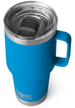 Yeti Rambler 30 Oz Travel Mug Big Wave Blue