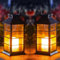 Joysing Lanterne Solari da Esterno 2 Pezzi Lanterne Solari da Giardino, Luci Solare da Appendere IP44 Impermeabile Lampade Solare da Esterno per Patio Terrazza Cortile Decorazioni