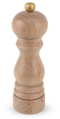PEUGEOT - Moulin à Sel Paris u'Select 18 cm - 6 Réglages de Moutures - Innovation Sel Glace, Mécanisme Zirlion - En Bois Labellisé PEFC - Fabrication Française - Coloris Naturel
