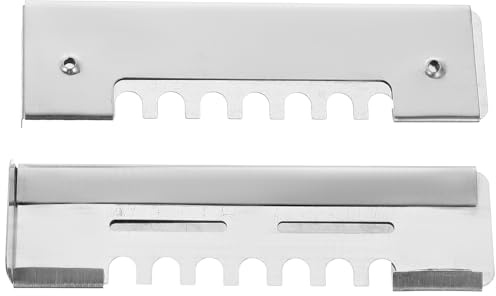 GLEAVI Lot de 2 Protections Métalliques Coulissantes pour Ruches, Gardiens D'entrée Réglables en Métal, Accessoires Apicoles Anti-évasion pour Contrôle des Abeilles et Ventilation