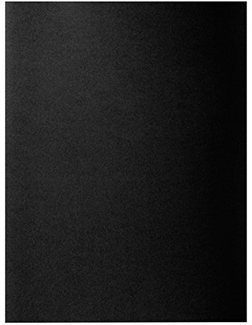 Exacompta - Art.-Nr. 210018E – Packung mit 100 festen Dokumentenmappen Rock''S 210 g/m² in leuchtenden Farben – PEFC™ zertifizierte Mappen – Maße 24 x 32 cm für DIN A4 – Farbe schwarz