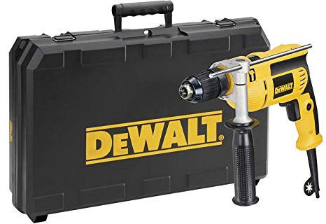 DeWalt DWD024K D024K - Trapano a percussione in metallo, mandrino 13 mm, 240 V, 650 W