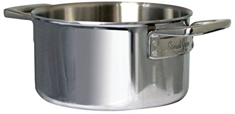 Samuel Groves C4P0452DRH 26cm Copper Induction Chefs Pan, Stainless Steel