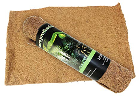 POPETPOP 1 stück 100x40 cm Natürliche Kokosnussfaser Matte Substrat Ziegel Terrarium Liner Mat Teppich für Eidechsen Iguanas Anoles
