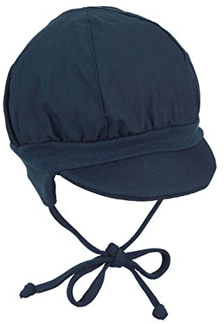 Sterntaler Baby - Jungen Langarm-shirt Mütze, Blau (Marine), 41 EU