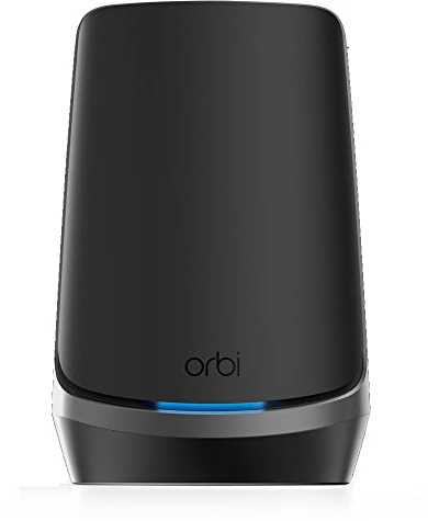 Netgear Wi-Fi 6E Satélite, RBSE96B Quad-Band, Satélite Adicional para Cobertura de 200 m2, Repetidor Compatible con Sistemas de Rosso, Negro
