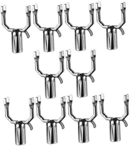 VINTORKY Tenedor de soporte para árboles frutales, soporte de ramas de árbol de metal para jardín y huerto, 10 unidades de tenedores de soporte en forma de U con protección contra la corrosión para