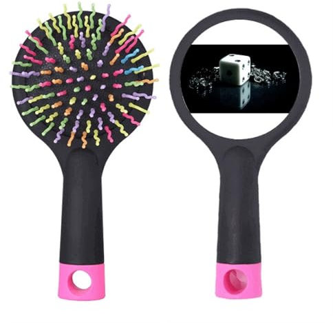 Base districante del cuscino della spazzola dei capelli del salone della foto del gioco della catena dei dadi