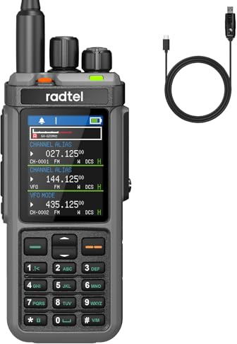 Radtel RT-880 Walkie Talkie 10W Amateurfunk Tragbares Ham Radio mit 1024 Kanälen, HF CB SSB Rx, Cross-Band Repeater, 2,4 Farbdisplay, 2400mAh Akku