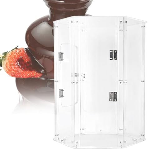 Fontana elettrica per fonduta di cioccolato per feste, matrimoni ed eventi, copertura per cioccolato caldo da 4 a 7 livelli