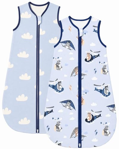 WYTbaby 0.5 Tog Baby Sleeping Bag, Summer Sleep Sack 0-6 Months