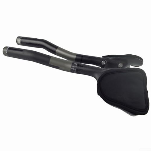 Honseadek Manillar de fibra de carbono T800 de 31,8 mm, extensiones para bicicletas de triatlón contrarreloj acabado mate, equipo de ciclismo de larga distancia (mate)