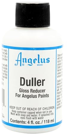 Angelus Leather Paint, Duller, 4 ounce bottle (722-04-000)