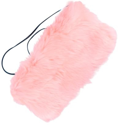 BESPORTBLE Faux Hand Muffs: Women Winter Warmer Gloves, Warm Winter Muffs, Plush Hand and Wrist Warmer, Winter Hand Warmer Black