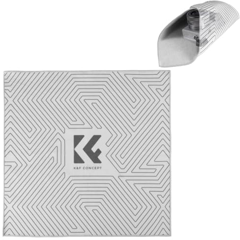 K&F CONCEPT Paño Protector de Lentes, Bolsa Protectora Antirayas, Antipolvo, Magic Strong Wrapper para Cámara, Lentes, Organizador de Accesorios 45 * 45cm