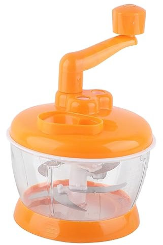 Tritatutto Manuale, Processi Alimentari Robot da A Manovella Tritatutto Manuale Frullatore di Frutta con Separatore di Uova Cipolla Rotante (6 Lame)