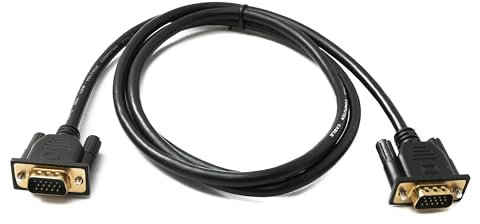 System-S D Sub15 Cavo 150cm HD VGA 15 pin maschio a maschio DB15 adattatore