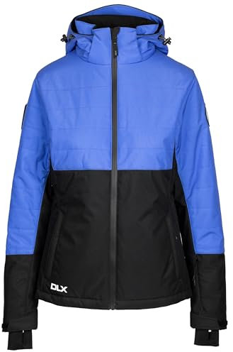 DLX Womens Ski Jacket Jaclyn - Women's Waterproof Jacket, Winter Skiing Outdoor Walking Coat with Hood, Ladies Windproof Snowproof Ski Jacket Skiwear