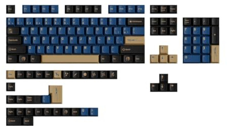 Kueohse Keycaps PBT Cherry Profil samuraj Big Set Key Caps spanska franska engelska Key Caps SPANISK